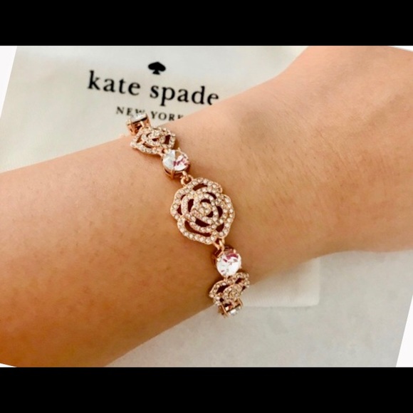 Kate Spade Crystal Rose Bracelet Rose 